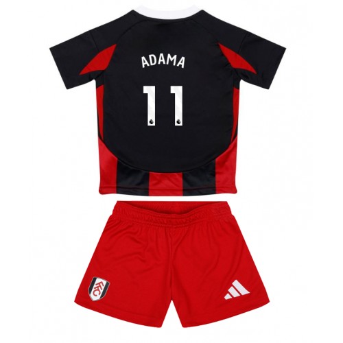 Fotbalové Dres Fulham Adama Traore #11 Dětské Venkovní 2024-25 Krátký Rukáv (+ trenýrky)